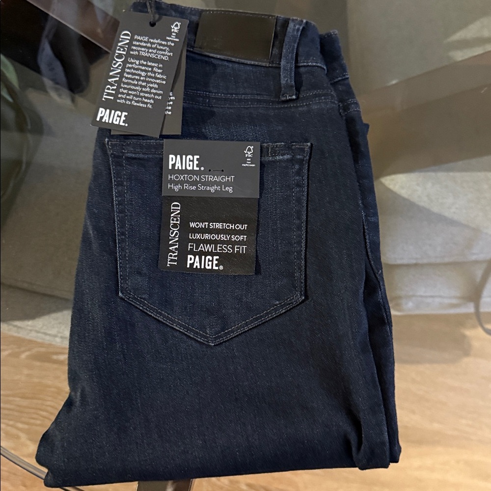 PAIGE Transcend Dark Indigo Jeans